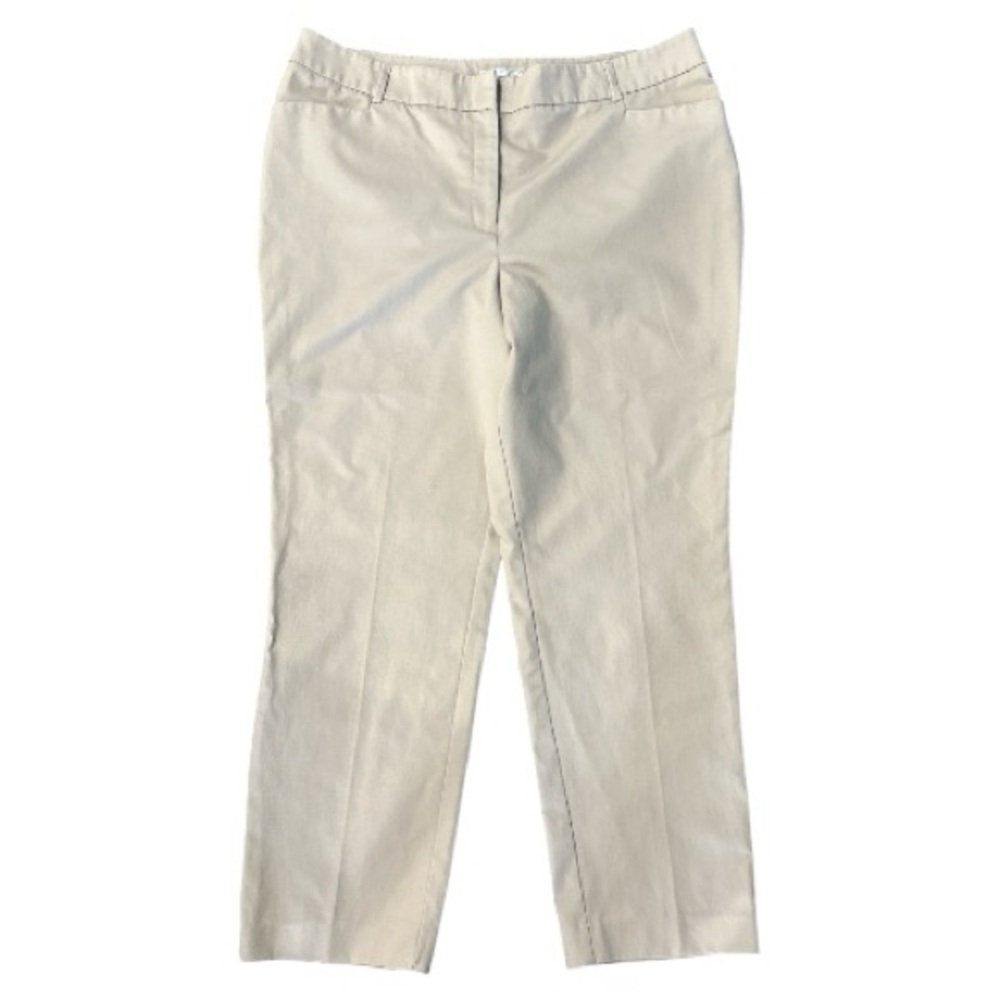 Dana Buchman Dress Pants Womens Beige Tan Trousers